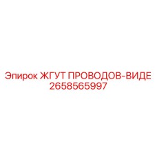 2658565997 ЖГУТ ПРОВОДОВ-ВИДЕ Epiroc
