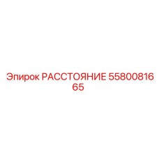5580081665 РАССТОЯНИЕ Epiroc