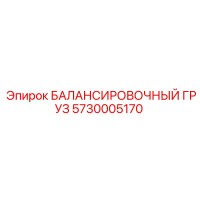 5730005170 БАЛАНСИРОВОЧНЫЙ ГРУЗ Epiroc