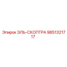 9851321717 ЭЛЬ-СКОПТРА Epiroc