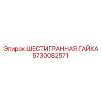 5730082571 ШЕСТИГРАННАЯ ГАЙКА Epiroc