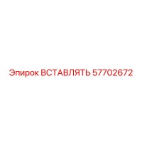 57702672 ВСТАВЛЯТЬ | Epiroc
