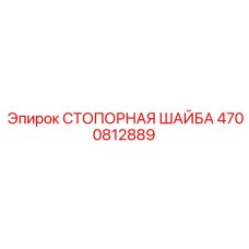 4700812889 СТОПОРНАЯ ШАЙБА Epiroc