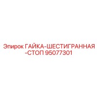 95077301 ГАЙКА-ШЕСТИГРАННАЯ-СТОП Epiroc