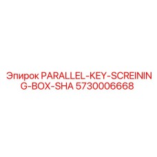 5730006668 PARALLEL-KEY-SCREINING-BOX-SHA Epiroc