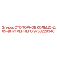 9753229340 СТОПОРНОЕ КОЛЬЦО ДЛЯ ВНУТРЕННЕГО Epiroc