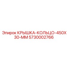 5730002766 КРЫШКА-КОЛЬЦО-450X30-MM Epiroc