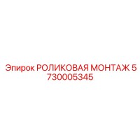 5730005345 РОЛИКОВАЯ МОНТАЖ Epiroc