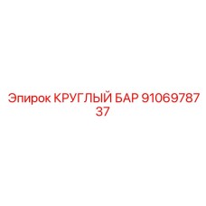 9106978737 КРУГЛЫЙ БАР Epiroc
