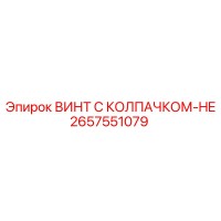 2657551079 ВИНТ С КОЛПАЧКОМ-HE Epiroc