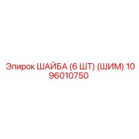 1096010750 ШАЙБА (6 ШТ) (ШИМ) Epiroc
