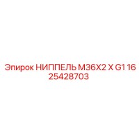 1625428703 НИППЕЛЬ M36X2 X G1 Epiroc
