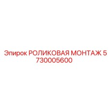 Роликовый монтаж для экстремальных условий 5730005600 Epiroc