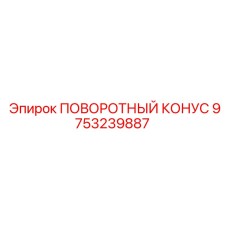 9753239887 ПОВОРОТНЫЙ КОНУС Epiroc