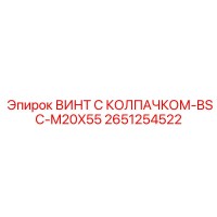 2651254522 ВИНТ С КОЛПАЧКОМ-BSC-M20X55 Epiroc