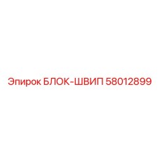 58012899 БЛОК-ШВИП Epiroc