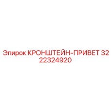 Кронштейн-ПРИВЕТ 3222324920 с установленным оборудованием