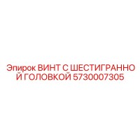5730007305 ВИНТ С ШЕСТИГРАННОЙ ГОЛОВКОЙ Epiroc
