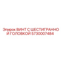 5730007484 ВИНТ С ШЕСТИГРАННОЙ ГОЛОВКОЙ Epiroc