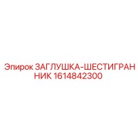 1614842300 ЗАГЛУШКА-ШЕСТИГРАННИК Epiroc