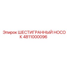4811000096 ШЕСТИГРАННЫЙ НОСОК Epiroc