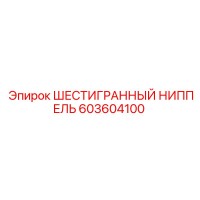 603604100 ШЕСТИГРАННЫЙ НИППЕЛЬ Эпирок