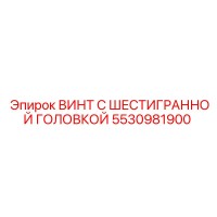 5530981900 ВИНТ С ШЕСТИГРАННОЙ ГОЛОВКОЙ Epiroc