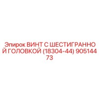 90514473 ВИНТ С ШЕСТИГРАННОЙ ГОЛОВКОЙ (18304-44) Epiroc