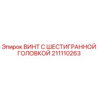 211110263 ВИНТ С ШЕСТИГРАННОЙ ГОЛОВКОЙ Epiroc
