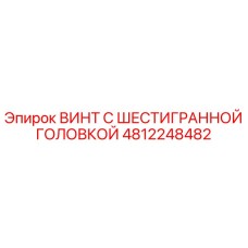 4812248482 ВИНТ С ШЕСТИГРАННОЙ ГОЛОВКОЙ Epiroc
