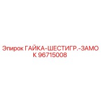 96715008 ГАЙКА-ШЕСТИГР.-ЗАМОК Epiroc