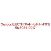 603410017 ШЕСТИГРАННЫЙ НИППЕЛЬ Epiroc