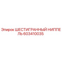 603410035 ШЕСТИГРАННЫЙ НИППЕЛЬ Epiroc