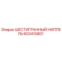 603410801 ШЕСТИГРАННЫЙ НИППЕЛЬ Epiroc