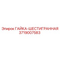 3719007583 ГАЙКА-ШЕСТИГРАННАЯ Epiroc