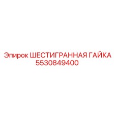 5530849400 ШЕСТИГРАННАЯ ГАЙКА Epiroc