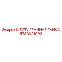 5730021093 ШЕСТИГРАННАЯ ГАЙКА (Epiroc)