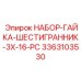 Комплект шестигранных гаек для оборудования Epiroc