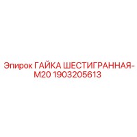 1903205613 ГАЙКА ШЕСТИГРАННАЯ-M20 Epiroc