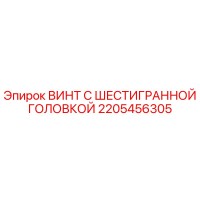 2205456305 ВИНТ С ШЕСТИГРАННОЙ ГОЛОВКОЙ Epiroc