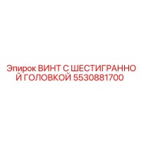 5530881700 ВИНТ С ШЕСТИГРАННОЙ ГОЛОВКОЙ Epiroc
