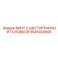 5541024900 ВИНТ С ШЕСТИГРАННОЙ ГОЛОВКОЙ Epiroc