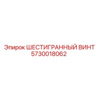 5730018062 ШЕСТИГРАННЫЙ ВИНТ (Epiroc)