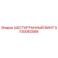 5730082589 ШЕСТИГРАННЫЙ ВИНТ Epiroc