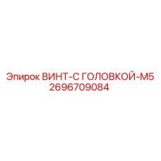2696709084 ВИНТ-С ГОЛОВКОЙ-M5 Epiroc