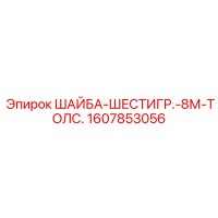 1607853056 ШАЙБА-ШЕСТИГР.-8М-ТОЛС. Epiroc