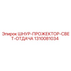 1310081034 ШНУР-ПРОЖЕКТОР-СВЕТ-ОТДАЧА Epiroc