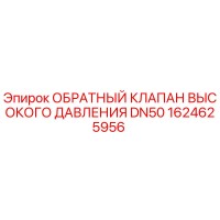 1624625956 - ОБРАТНЫЙ КЛАПАН ВЫСОКОГО ДАВЛЕНИЯ DN50 (Epiroc)