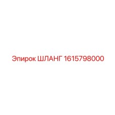 1615798000 ШЛАНГ Эпирок