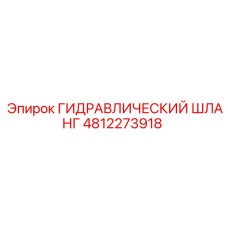 4812273918 ГИДРАВЛИЧЕСКИЙ ШЛАНГ Epiroc